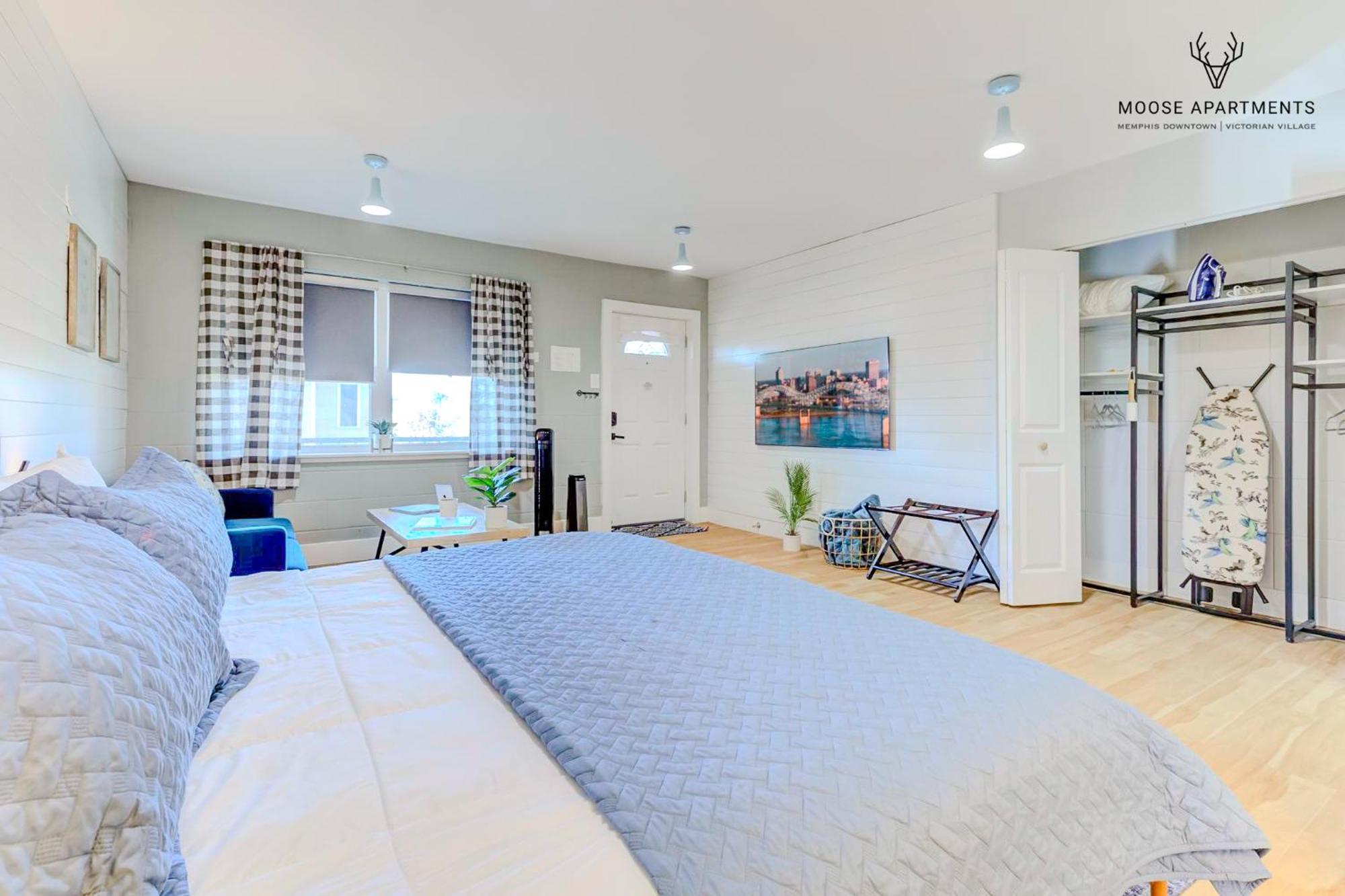 The Moose #8 - Modern Luxe Loft With King Bed & Free Parking & Wifi Appartement Memphis Buitenkant foto
