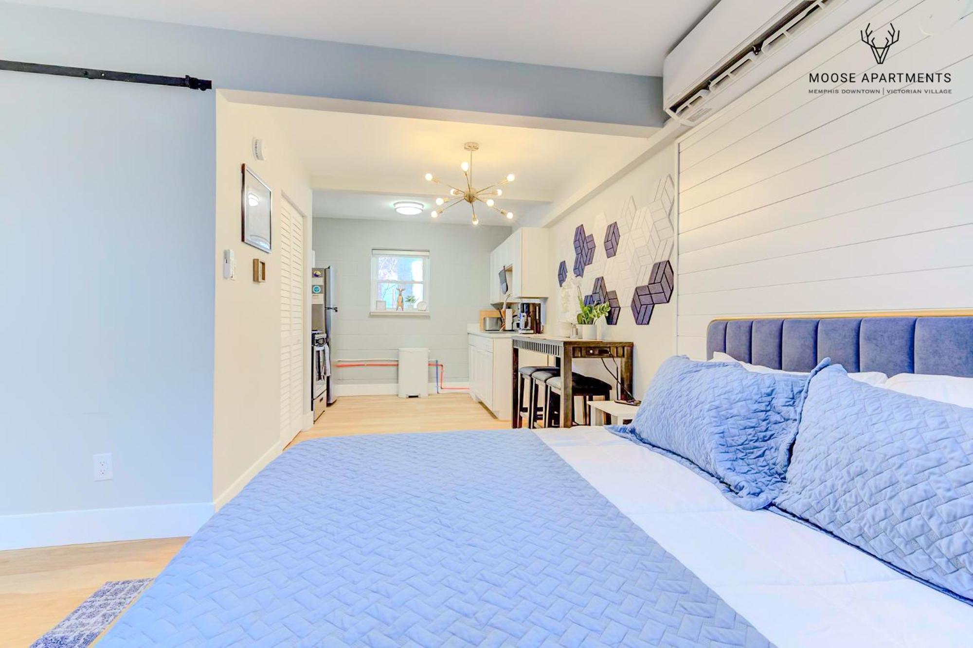 The Moose #8 - Modern Luxe Loft With King Bed & Free Parking & Wifi Appartement Memphis Buitenkant foto